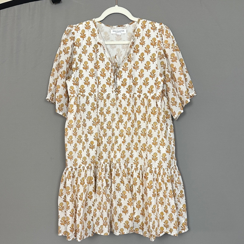 Emerson Fry India Collection Dress - Cream and Gold